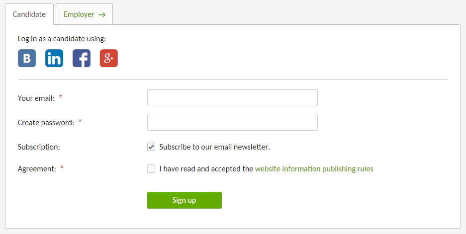 Change account type