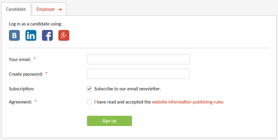 Change account type