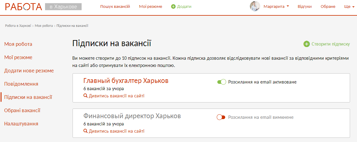 Підписки
