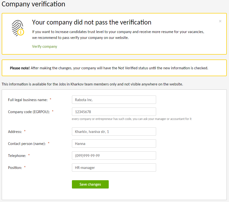 Verification